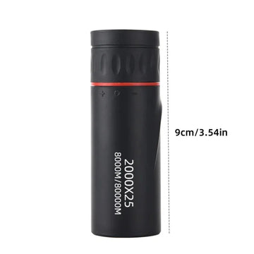 Mini - Monoculair Telescoop - 2000x25 HD - Draagbaar met Houder - Telescoop - Voor Kamperen en Jagen - Model Nieuw Apsilon