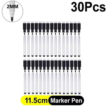 Magnetisch - Droogwis Markers - Ingebakken Viltgum - Vloeiende Inktstroom - Whiteboard Pennen - Voor Thuis Kantoor School Apsilon