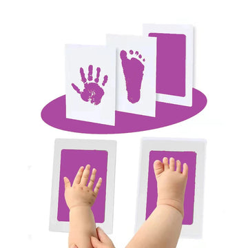 Newborn Baby - DIY Hand- en Voetafdruk Set - Inktkussens - Fotolijst - Souvenir - Voor Baby's 0-6 Maanden Apsilon