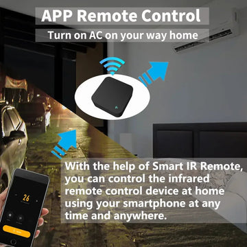Tuya Smart - IR Afstandsbediening - Stemgestuurd Alexa - Universeel Vervanging - Smart Home - Voor Slimme Gebruikers - Model SmartLife Apsilon
