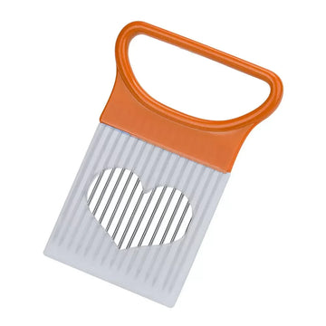 Effortlessly Slice Onions with this 1pc Colorful Onion Slicer Kitchen stainless steel potato chip onion holder Apsilon