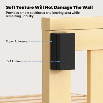 10pcs EVA Foam Double-sided Adhesive Wall Protector Is Suitable for Shock Protection of Sofa Bench Wall Anti Vibration Pads Apsilon