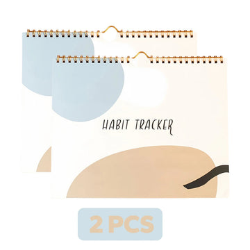Gewoonte Tracker Serie - Kalender Journaal - Motiverend - Ongedateerd - Gewoontevolger - Voor Doelzetters - Model 12M Apsilon