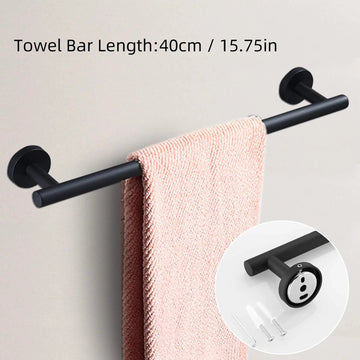 Badkamer Serie - Accessoires Set - RVS Materiaal - Wandmontage - Badkamer Set - Voor Thuisgebruik - Model A1 Apsilon