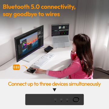 Ulanzi D100H Dial Creative Controller Video Editing Assistant for Youtube Tiktok PR PS Support Bluetooth Key Production Console Apsilon