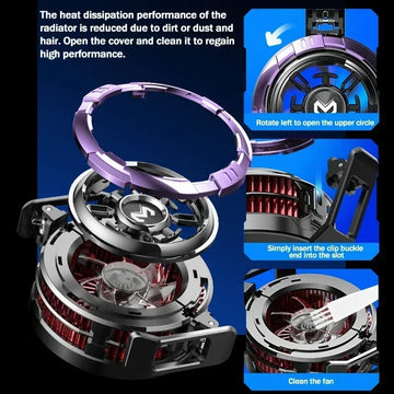 NEW MEMO CX08 PRO 9V2A Universal Mobile Phone Cooler Frozen Semiconductor Cooling Fan Radiator Magnetic Back Clip PUBG Heat Sink Apsilon