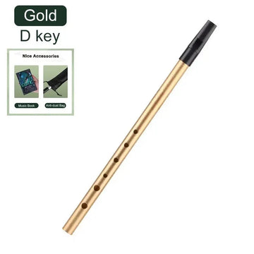 Miwayer - Ierse Fluit - C/D Toets - 6 Gaten - Tin Whistle - Voor Muziekliefhebbers - Model C/D Apsilon