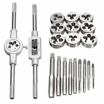 20PCS M3-M12 Male Thread Screw Threading Tap And Die Set Professional Mechanical Tools Kit For DIY Apsilon