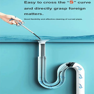 90/160/200/300cm Sewer Pipe Unblocker Snake Spring Pipe Dredging Tool Kitchen Bathroom Sewer Cleaning Tool Kitchen Accessories Apsilon