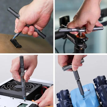 24in1 Multifunction Ratchet Screwdriver Set Multi Magnetic Bits Mini Repair Tool Kit Household Tool For PC & Desk Etc. Apsilon