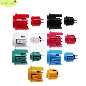 100 pcs Arcade buttons 30mm 24mm copy sanwa buttons DIY arcade joysticks parts Arcade video game console accessories Apsilon