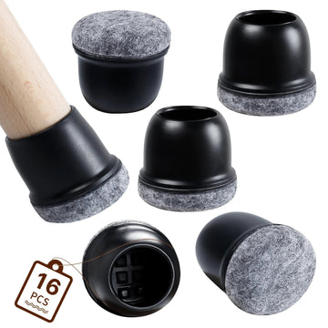 Siliconen - Stoelpootbeschermers - Anti-Slip - Geluiddempend - Vloerbeschermers - Voor Houten Vloeren - 16 Stuks Apsilon