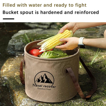 Opvouwbare Emmer - Waterproof Opvouwbaar - Draagbaar voor Kamperen - Reisaccessoire - Voor Outdoor Enthousiasten - Model 5L/10L/20L Apsilon