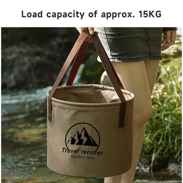 Opvouwbare Emmer - Waterproof Opvouwbaar - Draagbaar voor Kamperen - Reisaccessoire - Voor Outdoor Enthousiasten - Model 5L/10L/20L Apsilon