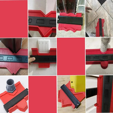 Profile Serie - Contour Gauge - Precisie Kopieerder - Snijmal Voor Tegels - Meettool - Voor Timmerlieden - Model Basic Apsilon