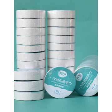 Gecomprimeerd - Handdoek - Snel-Drogend - Wastbaar - Reizen - Voor Reizigers - Set 10 Stuks Apsilon