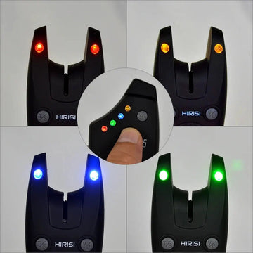 Hirisi - Draadloze Karper Visseralarm Set - Waterdicht - Visseralarmen - Karpervissen - Voor Vissers - Model S5 Apsilon