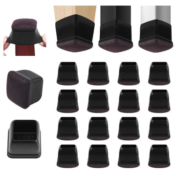 Siliconen - Stoelpootbeschermers - Anti-Slip - Geluiddempend - Vloerbeschermers - Voor Houten Vloeren - 16 Stuks Apsilon