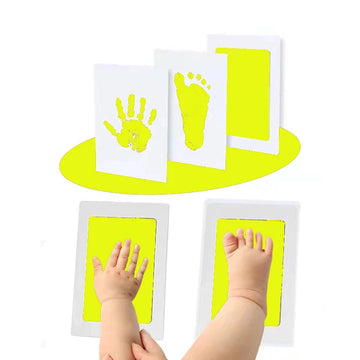 Newborn Baby - DIY Hand- en Voetafdruk Set - Inktkussens - Fotolijst - Souvenir - Voor Baby's 0-6 Maanden Apsilon