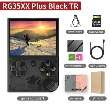 Anbernic RG35XX Plus - Retro Handheld Spelconsole - 5000+ Klassieke Spellen - Draadloze Controller - Gaming - Voor Gamers - Model RG35XX Plus Apsilon