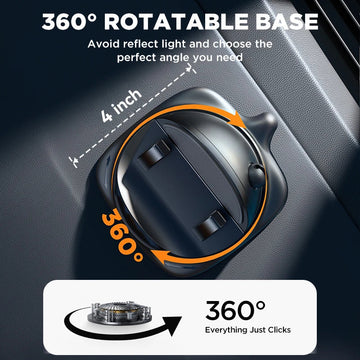 Joyroom - Dashboardhouder - 360° Rotatie - Anti-Slip Siliconen - Universeel - Voor Smartphones - Model Joyroom Apsilon
