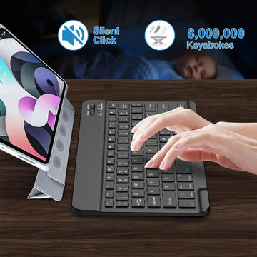 Bluetooth Serie Toetsenbord - Draadloos - Multi-Platform - Compact - Voor iPad Gebruikers - Model 7/10 Inch Apsilon