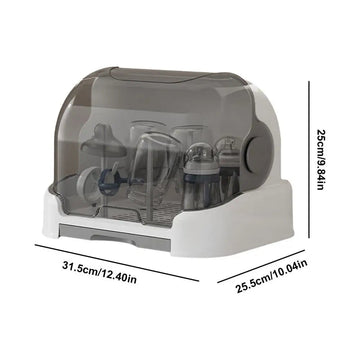 Baby Droogrek met Verwijderbare Druipbak en Stofdichte Opslag voor Baby's - Model X Apsilon