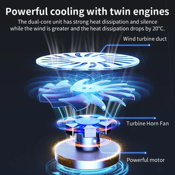 Q100 17inch Gaming Laptop Cooler Fan Led Screen Two USB Port 2600RPM Laptop Cooling Pad Notebook Stand For Laptop fan cooler Apsilon