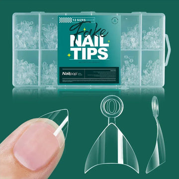 Nailpop - Zachte Gel Nageltips - 600 Stuks - Volledige Dekking - Meerdere Vormen - Nagelaccessoires - Voor Nagelenthousiastelingen - Model 600PCS Apsilon