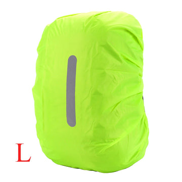 Reflecterende Waterdichte Regenhoes - Voor Rugzakken - Outdoor Sport Nachtfietsen - Veiligheid met Licht - Voor Fietsers en Hikers Apsilon