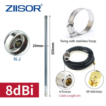 Outdoor LoRa Antenna 868 MHz for Meshtastic Helium Miner 868MHz Hotspot Antennas for Lorawan Long Range RP SMA Male with Cable Apsilon