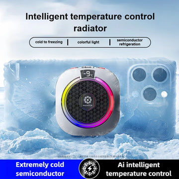 TH16 Pro High-Power AI Strong Cooling Semiconductor Magnetic&Back-clip Mobile Phone PUBG Game Cooler for IPhone Android Radiator Apsilon