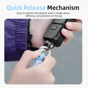 Sportcamera - Camerariem - Verstelbaar - Anti-Verlies - Nekriem - Voor Fotografen - Model Pocket 3 Apsilon