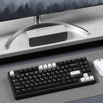 XVX Cherry Profile Keycaps Japanese Layout JIS Black PBT Keycap Not Shine Through Mechanical Keyboard Double Shot Keycap 153 Key Apsilon