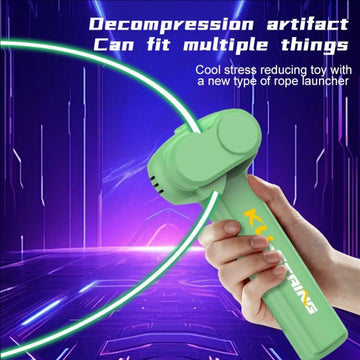 Glow-in-the-Dark Serie - Elektrisch Touw Speelgoed - Buitenavontuur - Decompressie - Speelgoed - Voor Kinderen en Dieren - Model Fun1 Apsilon