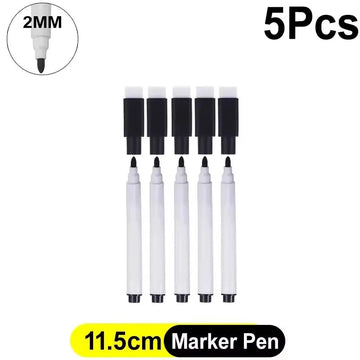 Magnetisch - Droogwis Markers - Ingebakken Viltgum - Vloeiende Inktstroom - Whiteboard Pennen - Voor Thuis Kantoor School Apsilon
