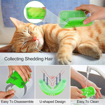 Royal Canin - Krabmat Massager - Haarverwijderend - Verzorging - Dieraccessoires - Voor Katten Eigenaars - Model 8.5x13cm Apsilon