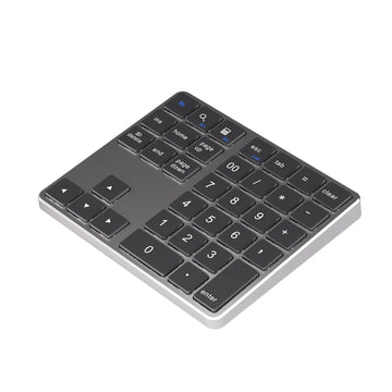 Dubbele Bluetooth Serie - Numeriek Toetsenblok - Draadloos Verbonden - Oplaadbare Batterij - Keypad - Voor Gebruikers - Model 35Keys Apsilon