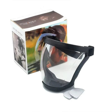 Veiligheidsreeks - Volledig Gezicht Masker - Transparant - Herbruikbaar - Bescherming - Voor Volwassenen en Tieners - Model Standaard Apsilon