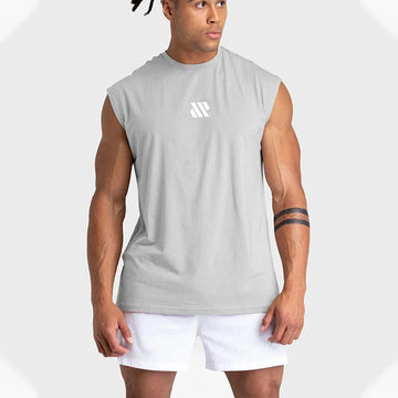 GITF mouwloos sportshirt voor heren van polyester