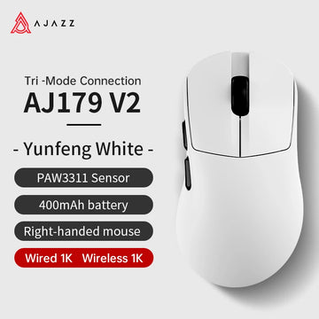 AJAZZ AJ179 Lightweight Wired And Wireless Mouse Ergonomic Macro Gaming Mouse Suitable For Personal Computers And Laptops Apsilon