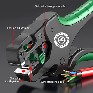 LAOA Multifunctional Fast Fully Automatic Wire Stripping Pliers Cable Cutting Nippers Adjustable Electrician Pliers Apsilon