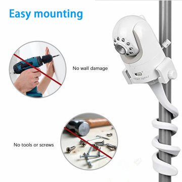 Universele - Babyfoon Beugel - Flexibele Arm - Verstelbaar - Camera Houder - Voor Ouders - Model 1/4 Apsilon