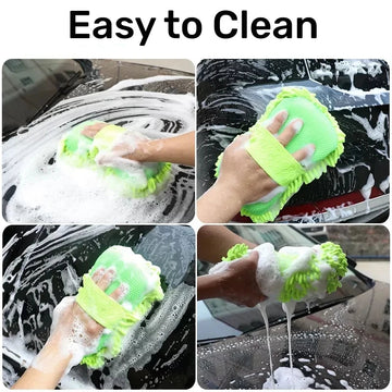 Microvezel Autowas Spons - Zacht en Absorberend - Diepe Reiniging - Autodetailing Set - Voor Autoliefhebbers - Standaard Model Apsilon