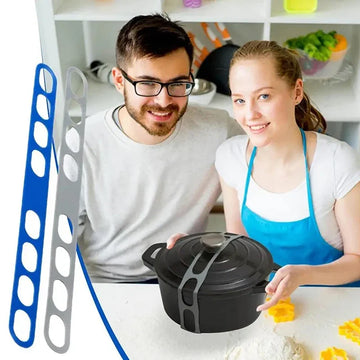 54cm Reusable Lid Strap Silicone Elastic Band Universal Pot Lid Holder for Lunch Box Strap Elastic Band Outdoor Tableware Tool Apsilon