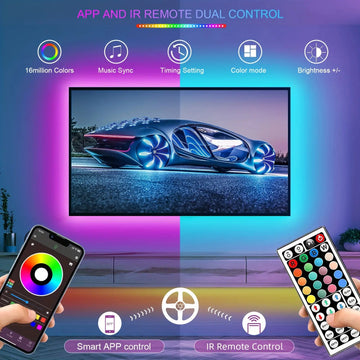 RGB Serie LED Strip met App Bediening en Flexibel Lint Verlichting voor Kamer Decoratie Model RGB5050 Apsilon