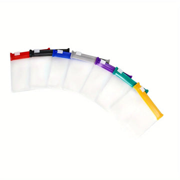 Set van 7 Pillenzakjes - Herbruikbaar en Zelfsluitend - 7 Kleuren - Geneesmiddelen Organizer - Voor Reizigers - Model 7pcs Apsilon