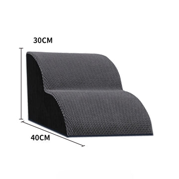 Pet 2/3 Step Dog Stair Cat Pet Ramp Ladder Washable Non Slip Removable Memory Foam Pet Products Ramp for Dog Pet Stairs for Dogs Apsilon