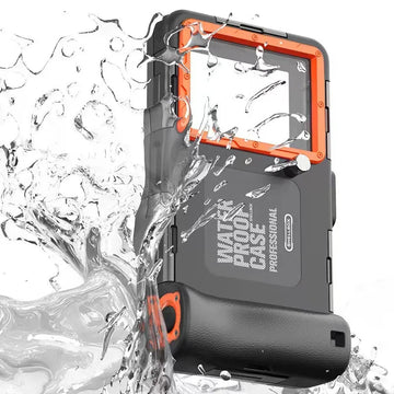 Duikserie - Waterdichte Hoes - 15m Duikbestendig - Premium Bescherming - Telefoonhoes - Voor iPhone en Samsung - 6.8 Inch Model Apsilon