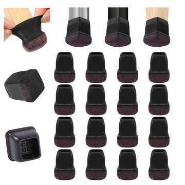 Siliconen - Stoelpootbeschermers - Anti-Slip - Geluiddempend - Vloerbeschermers - Voor Houten Vloeren - 16 Stuks Apsilon